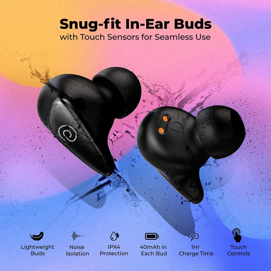 pTron Bassbuds Wave TWS Earbuds