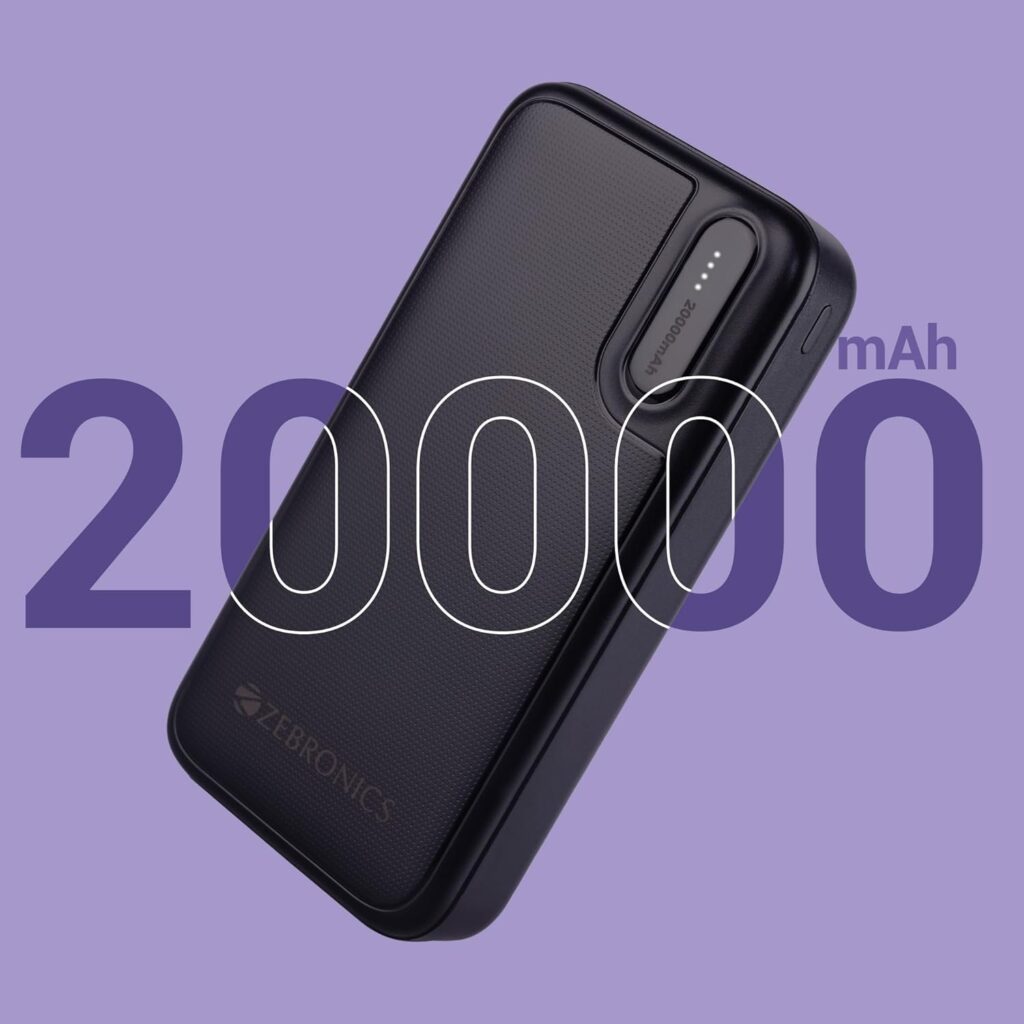 ZEBRONICS MB20000R2 Power Bank